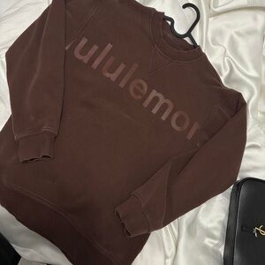 Lululemon Brown Sweatshirt